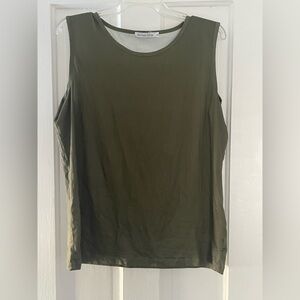 Michelle Mae Olive Green Tank Top